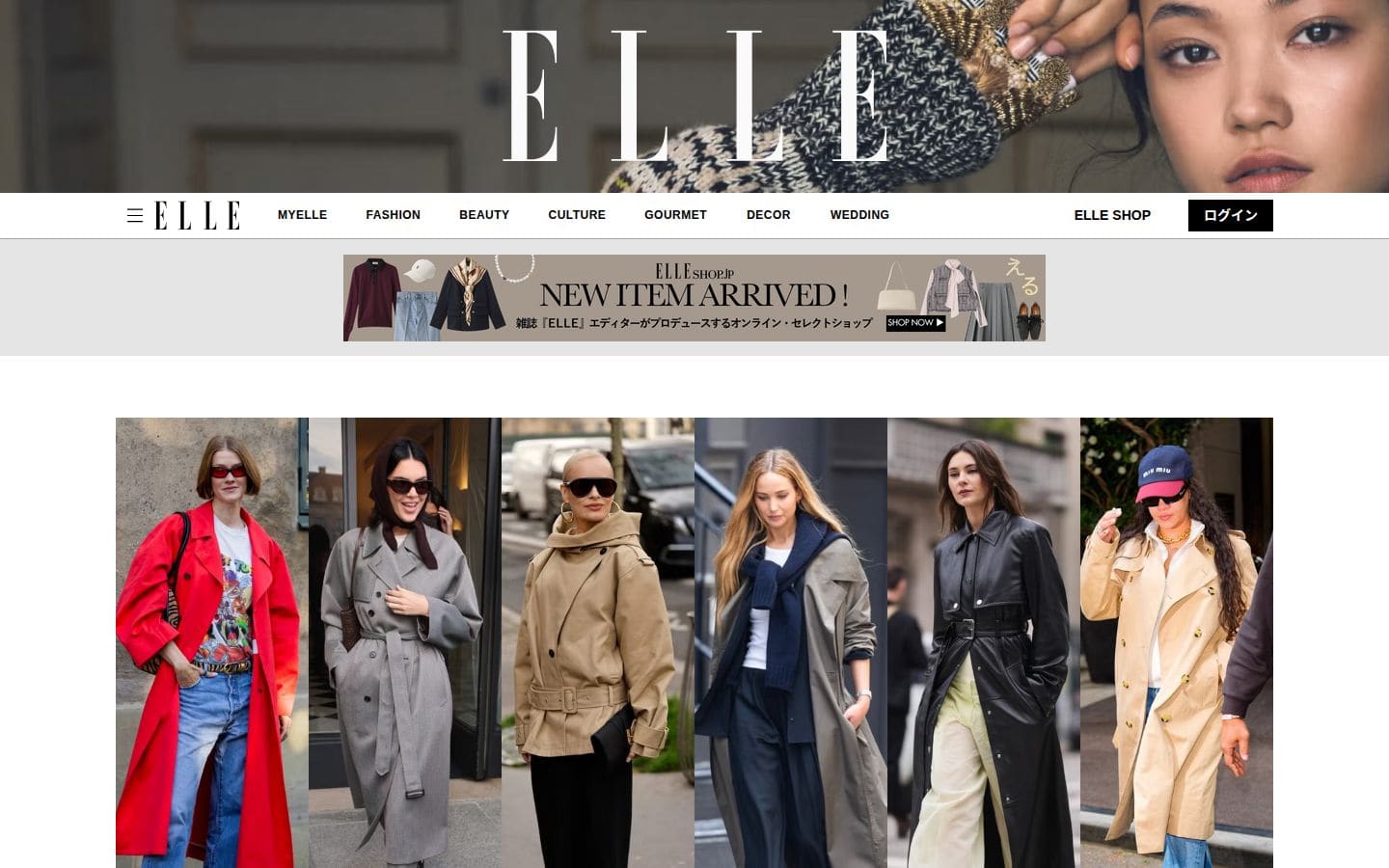ELLE JP PC表示