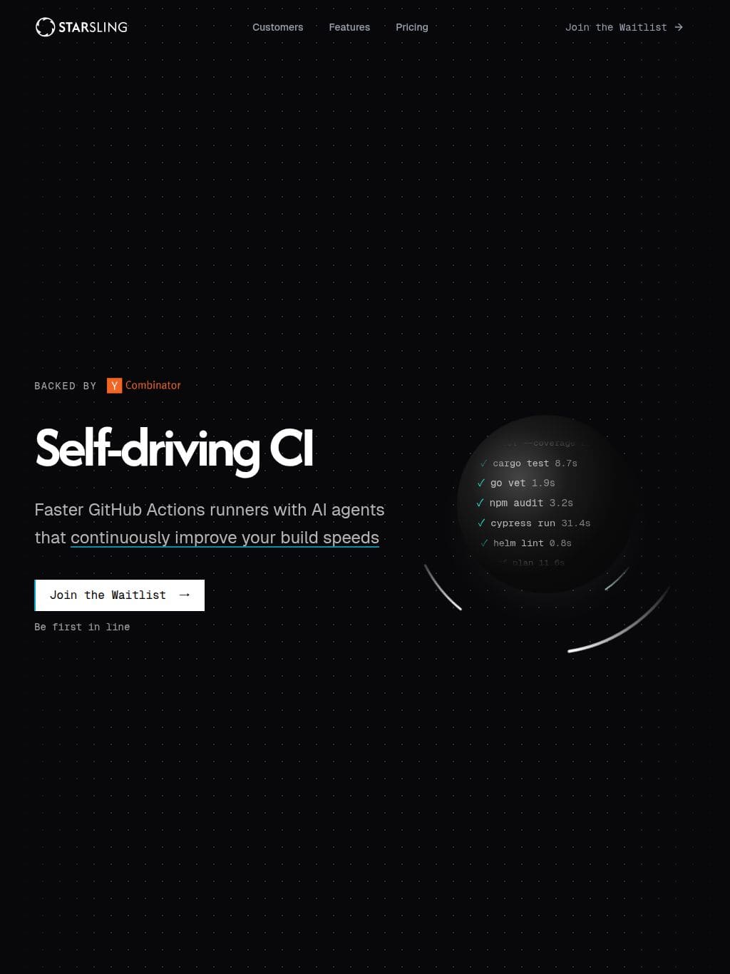 StarSling タブレット表示