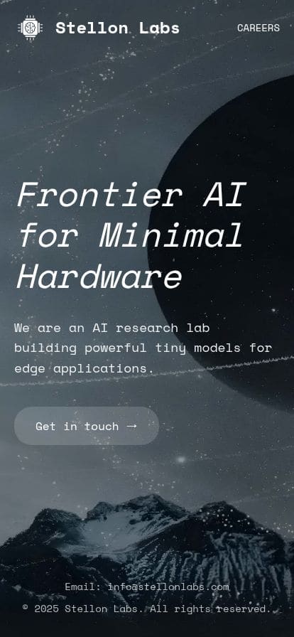 Stellon Labs スマホ表示