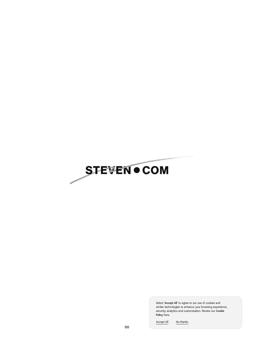 Operating System for the Creator Economy | Steven.com タブレット表示