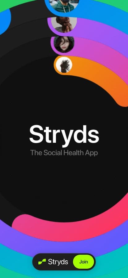Stryds スマホ表示