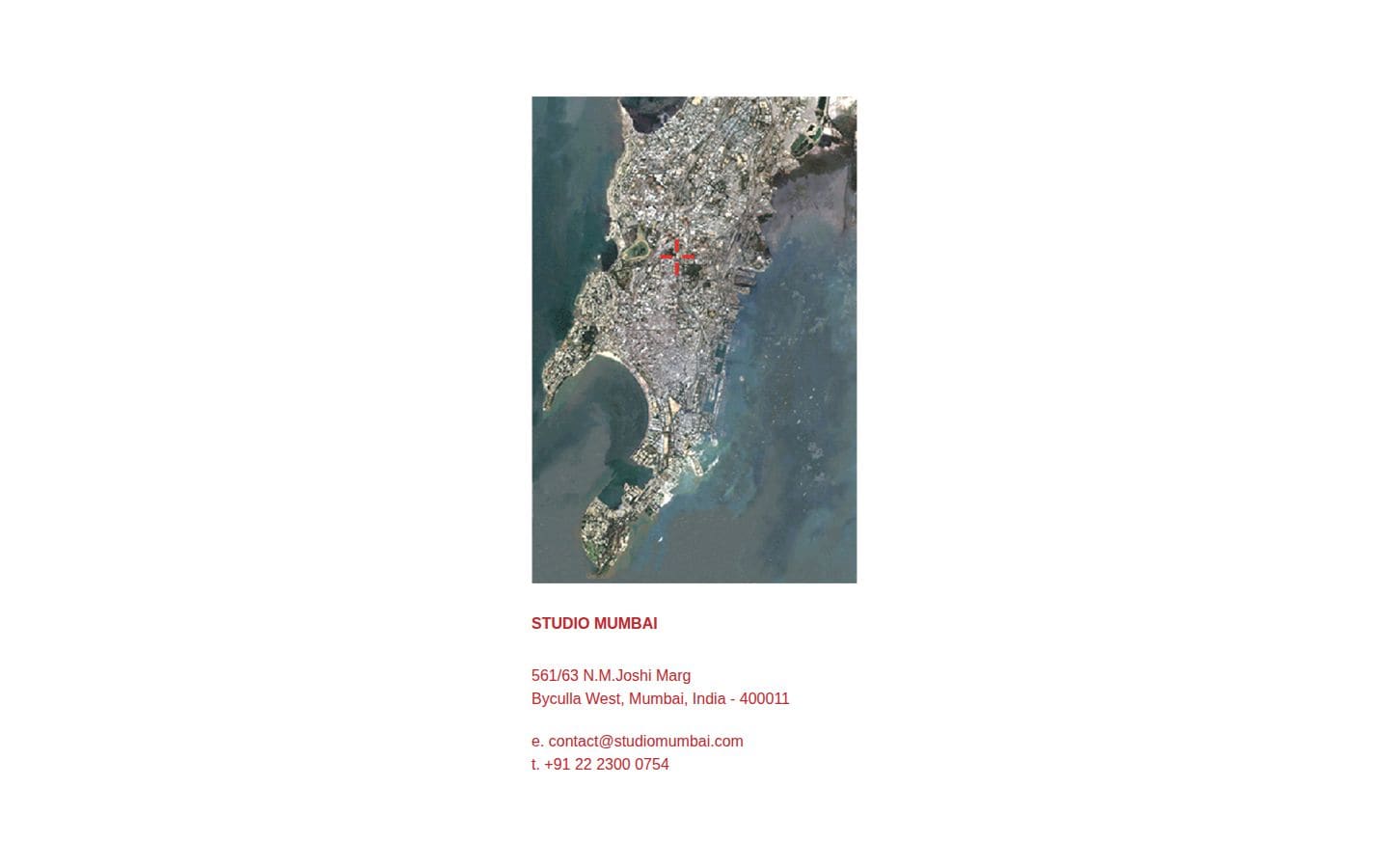 Studio Mumbai PC表示