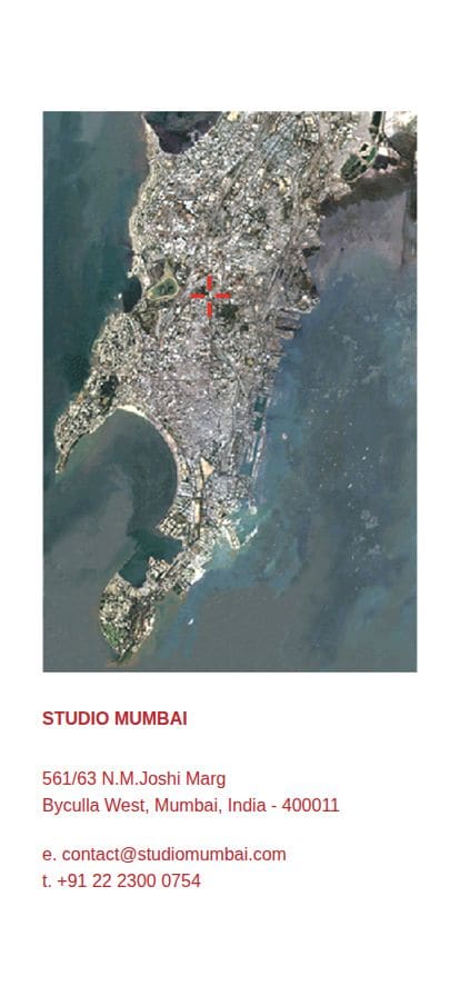 Studio Mumbai スマホ表示