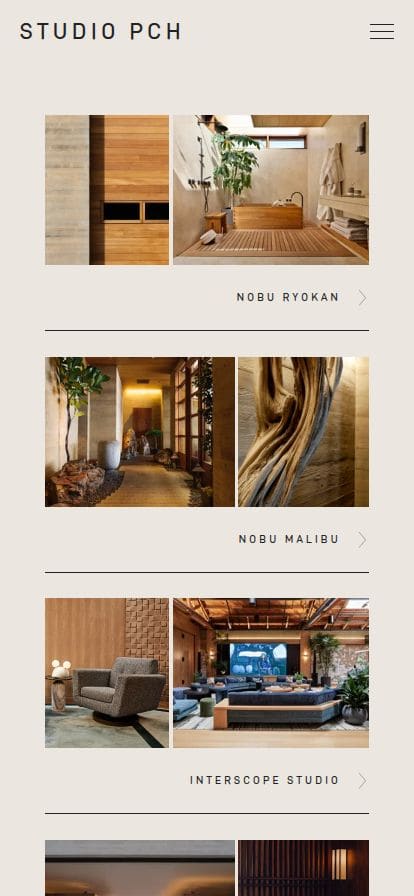Studio PCH スマホ表示