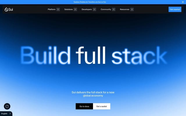 Sui | The Full Stack for a New Global Economy
