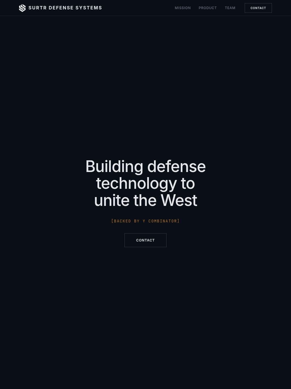 Surtr Defense Systems タブレット表示