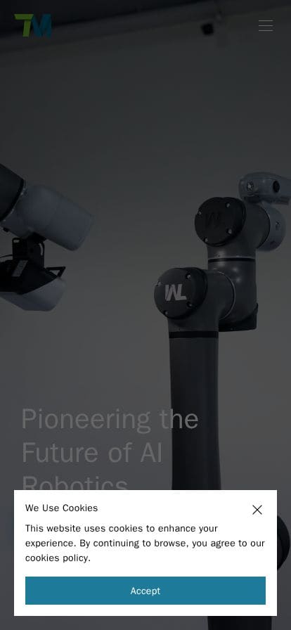 Techman Robot スマホ表示