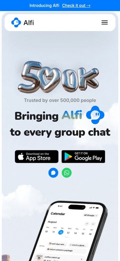 Text.ai スマホ表示