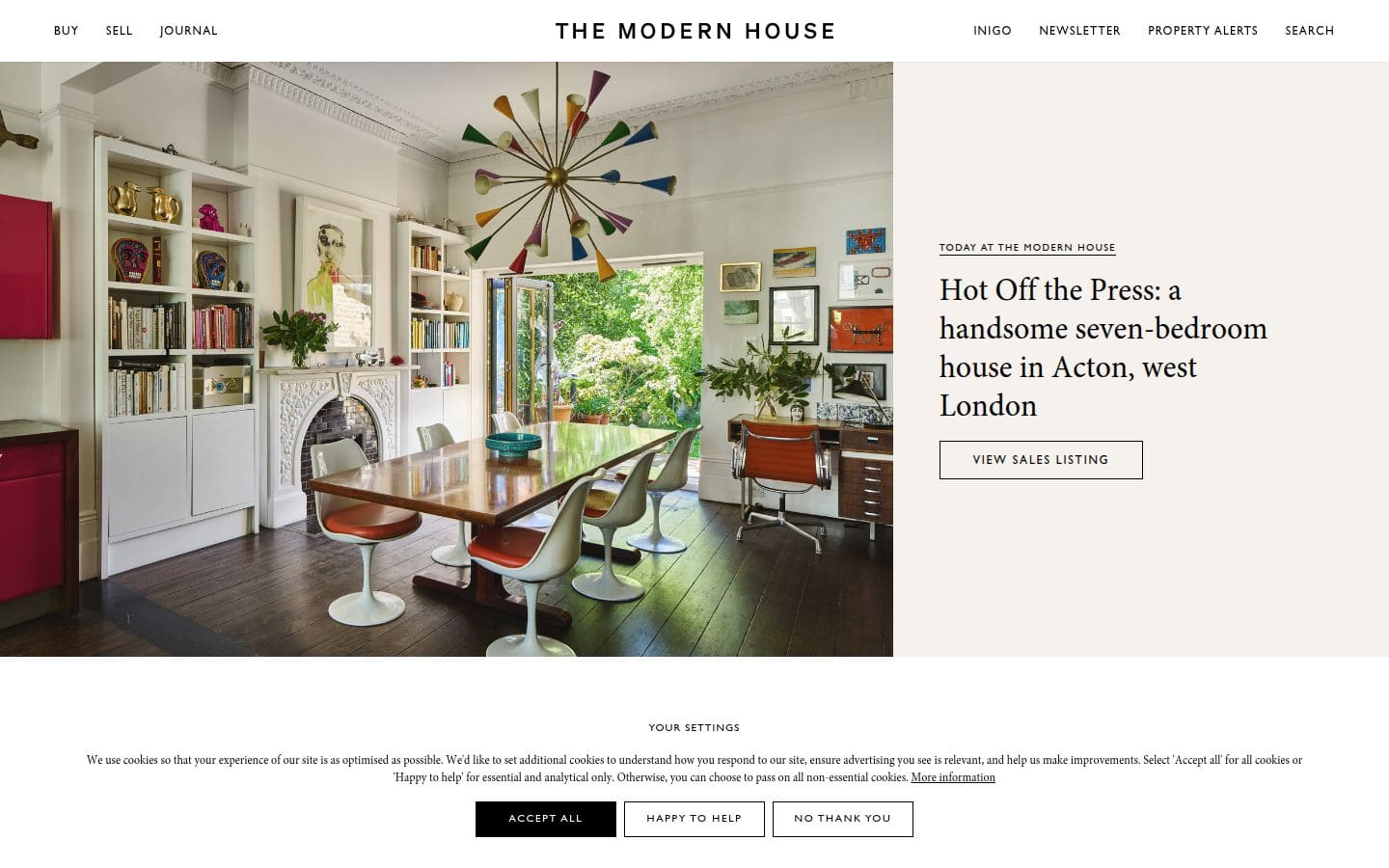 The Modern House PC表示