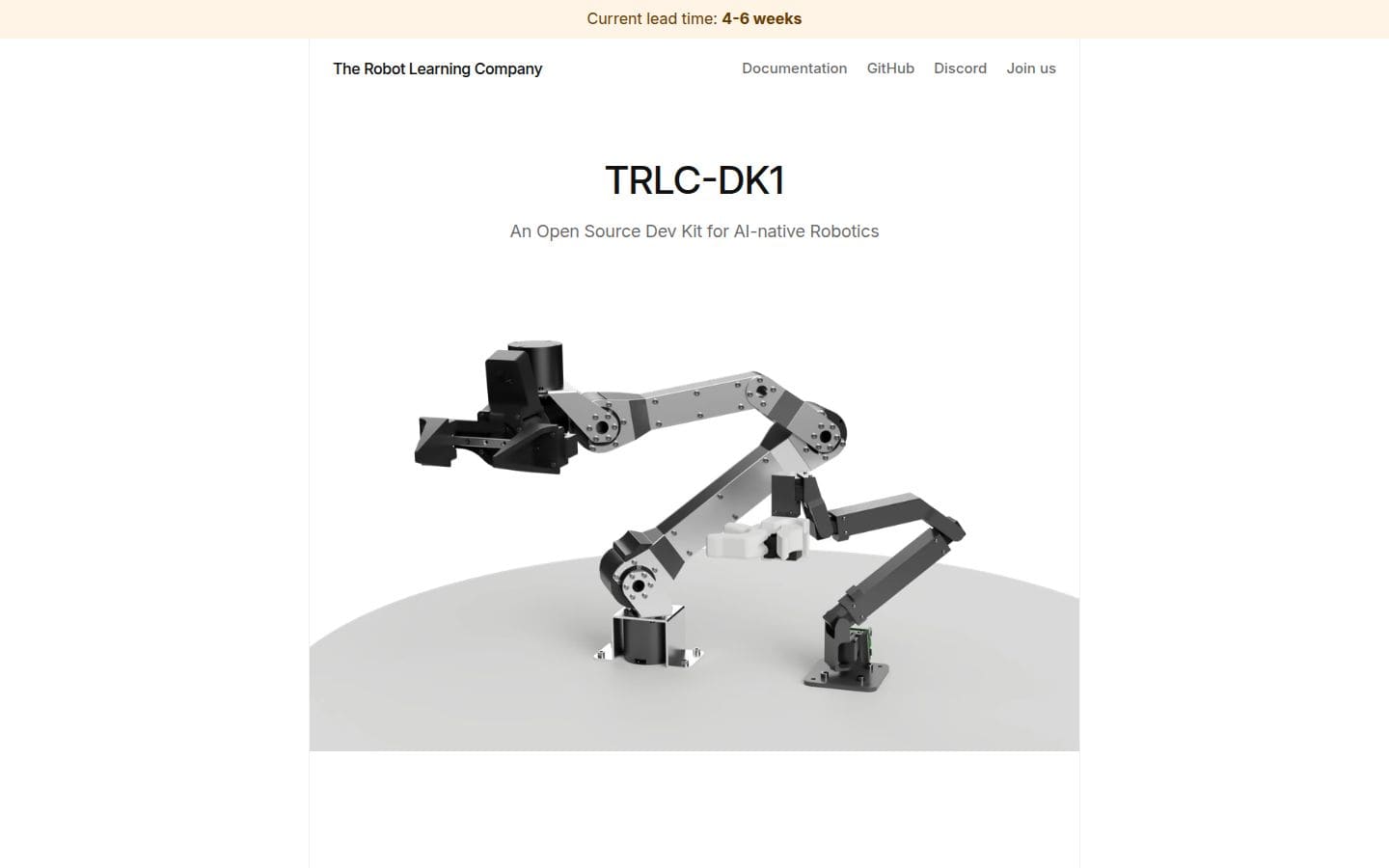 The Robot Learning Company PC表示