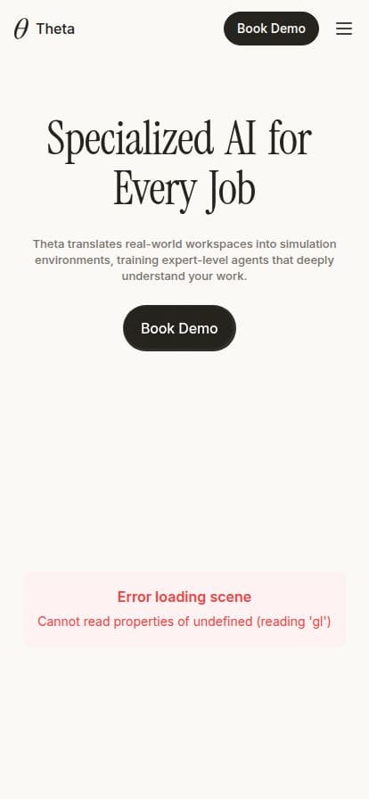 Theta スマホ表示