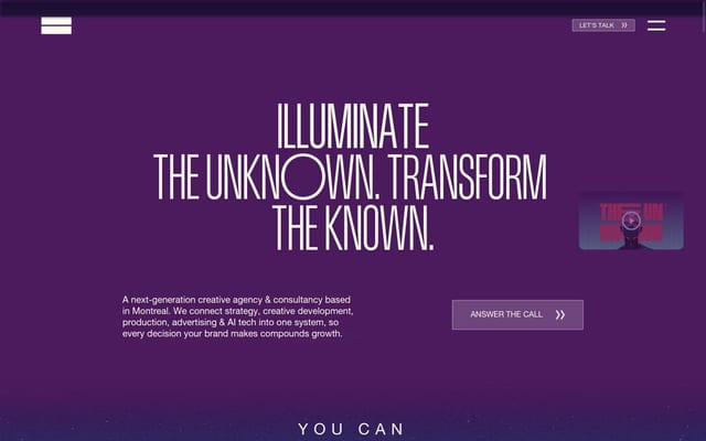 THE UN KNOWN® Next Gen Creative Agency
