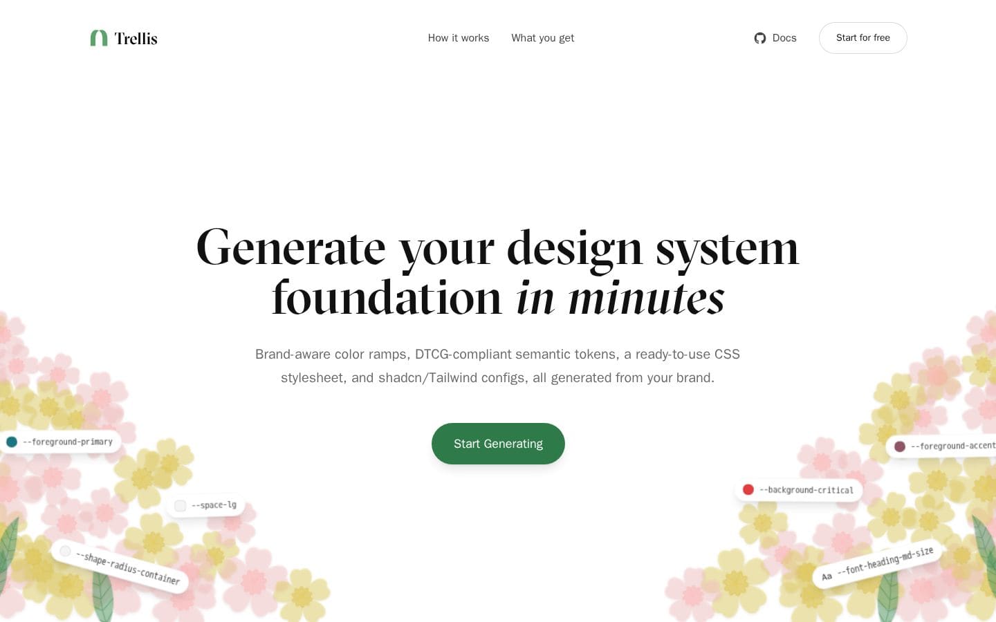 Trellis - Build a design system in 10 minutes PC表示