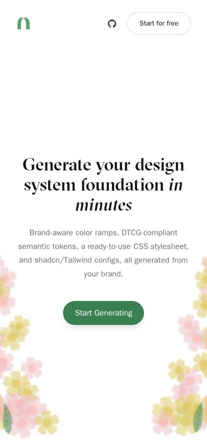 Trellis - Build a design system in 10 minutes スマホ表示
