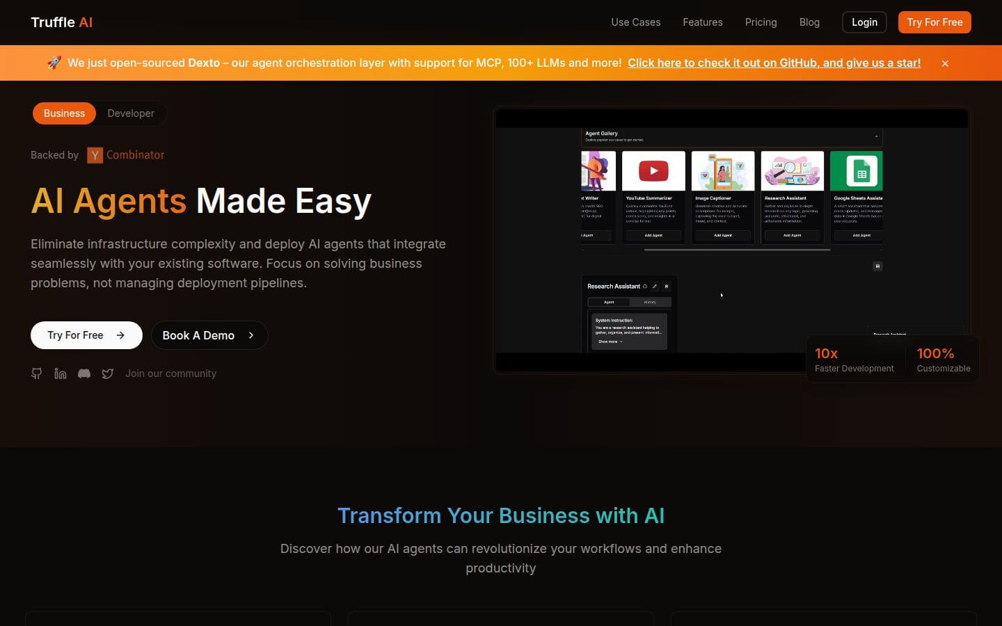 Truffle AI PC表示