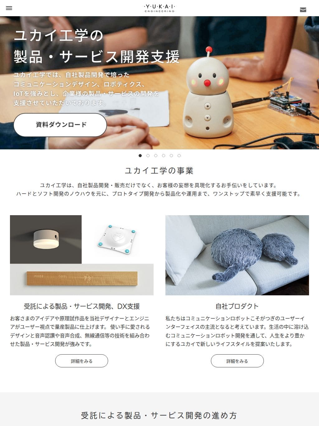 ユカイ工学 タブレット表示