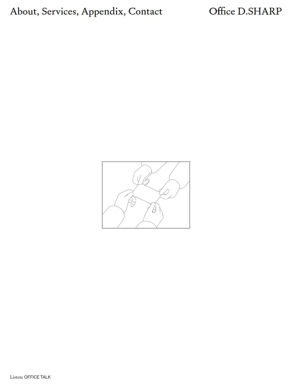 Vanity Projects タブレット表示