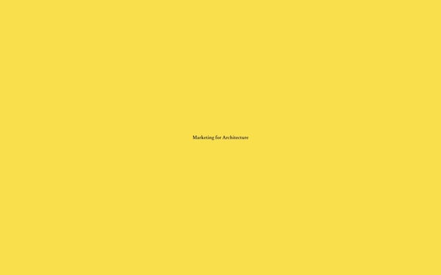 Vanity Projects