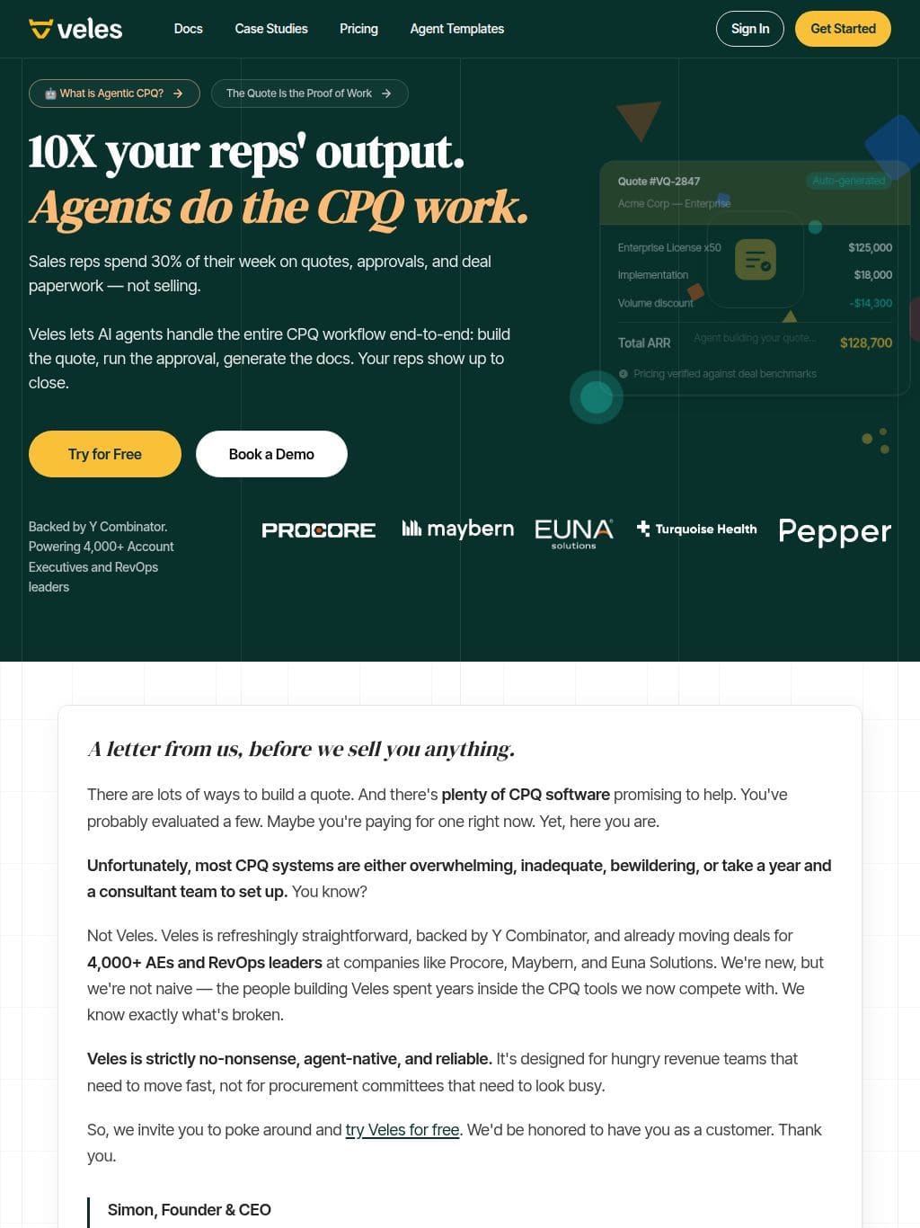 Veles タブレット表示