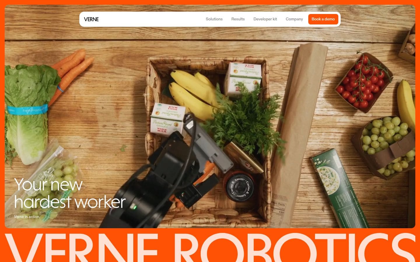 Verne Robotics PC表示