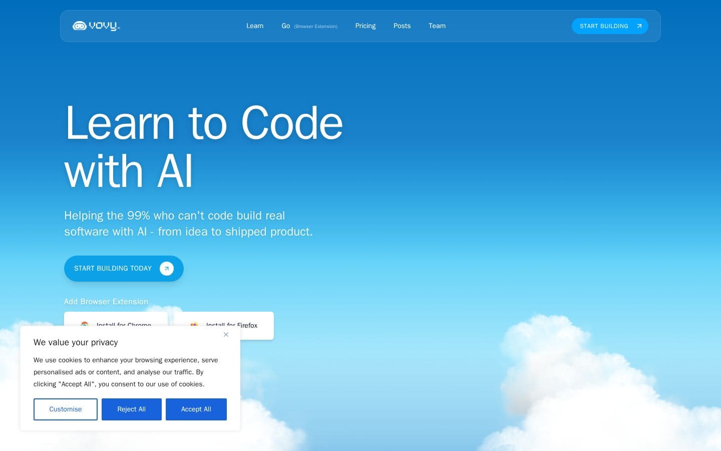 vovy.ai PC表示