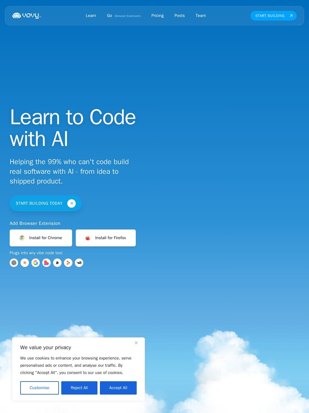 vovy.ai タブレット表示
