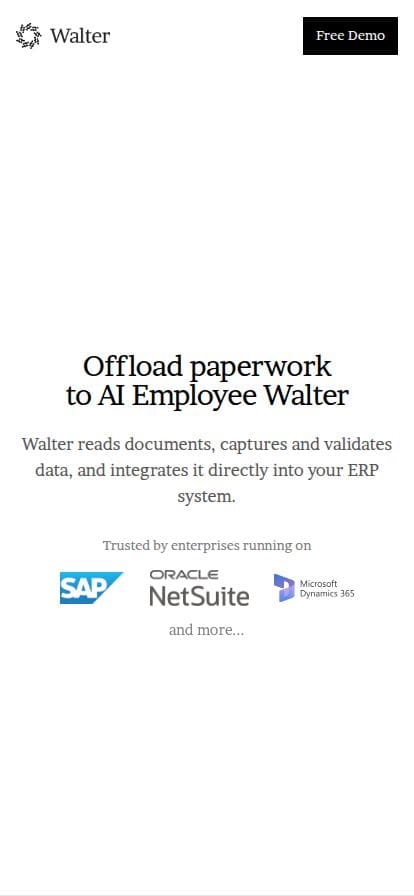 Walter スマホ表示