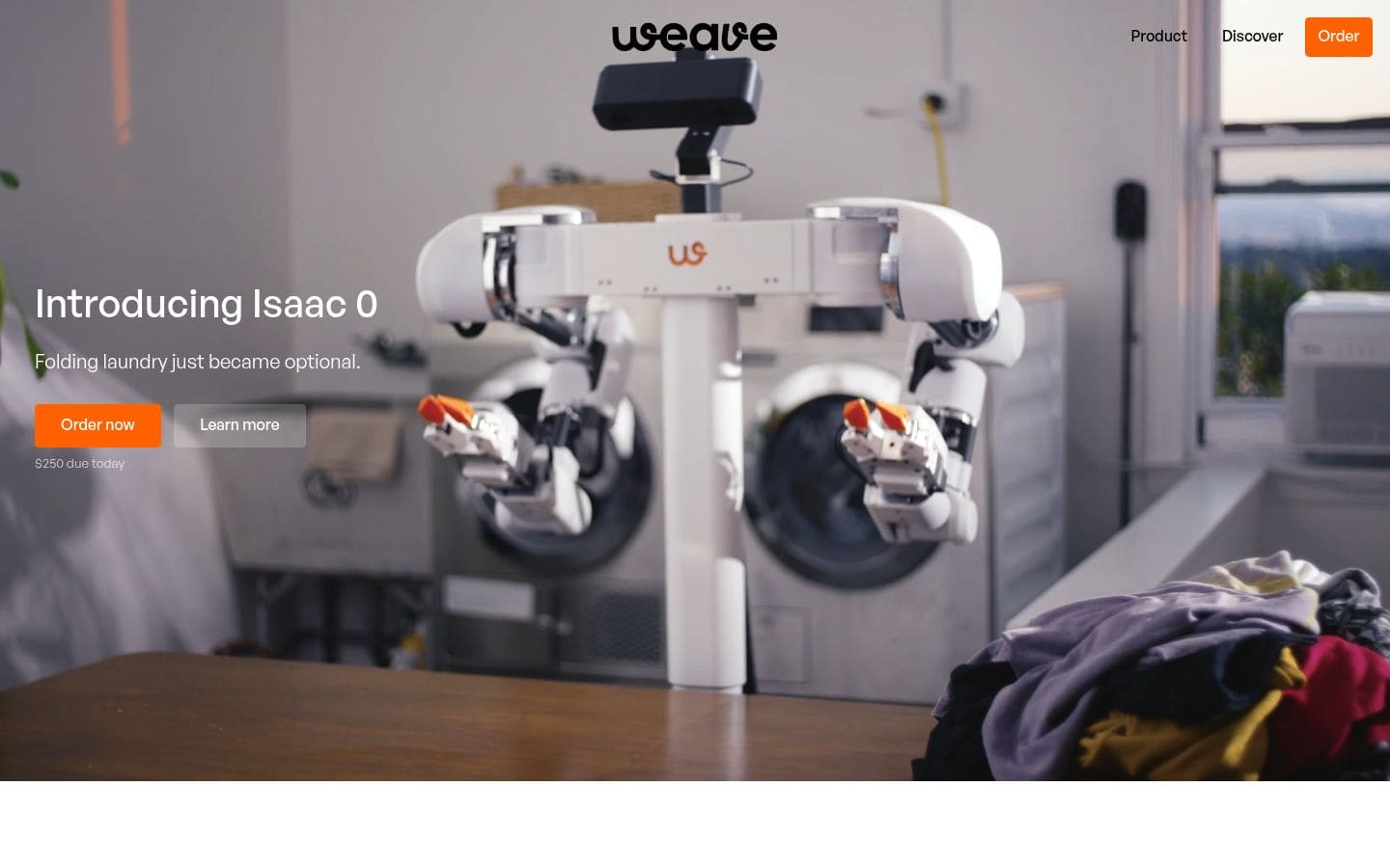 Weave Robotics PC表示
