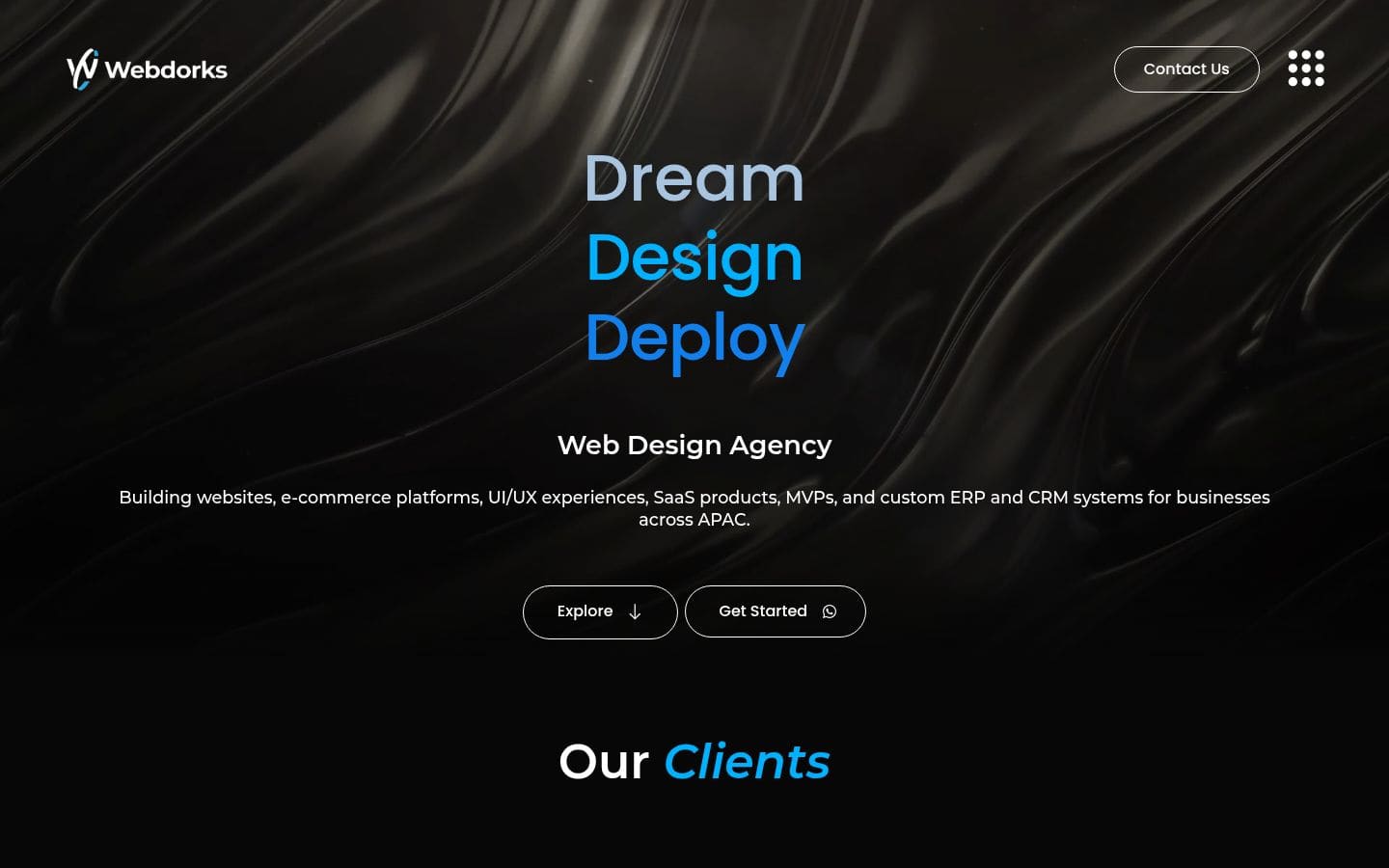 Dream, Design, Deploy PC表示