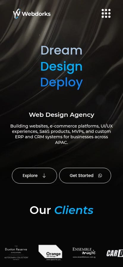 Dream, Design, Deploy スマホ表示