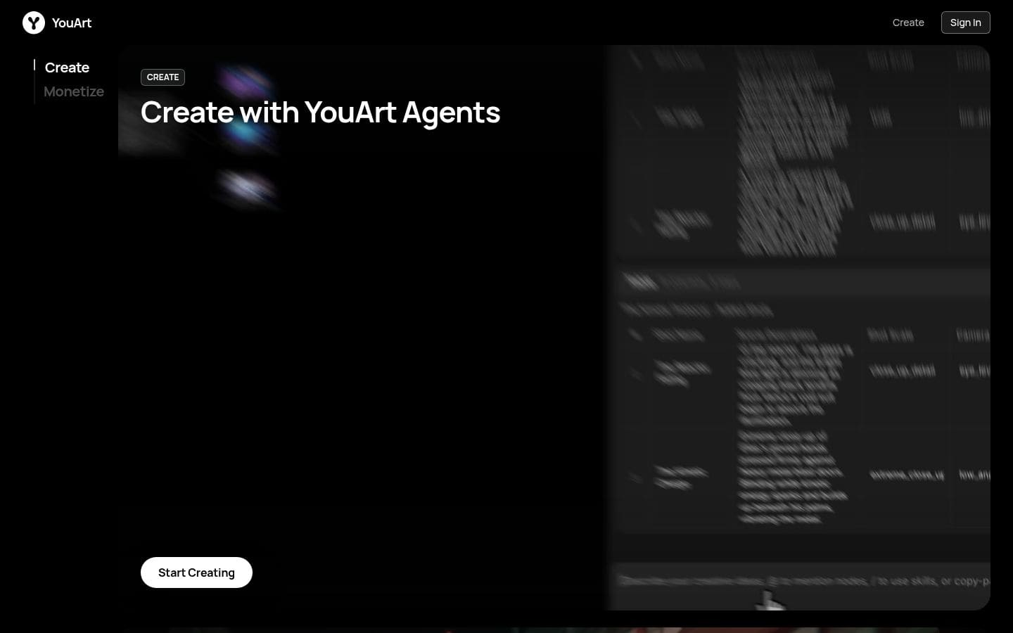YouArt PC表示