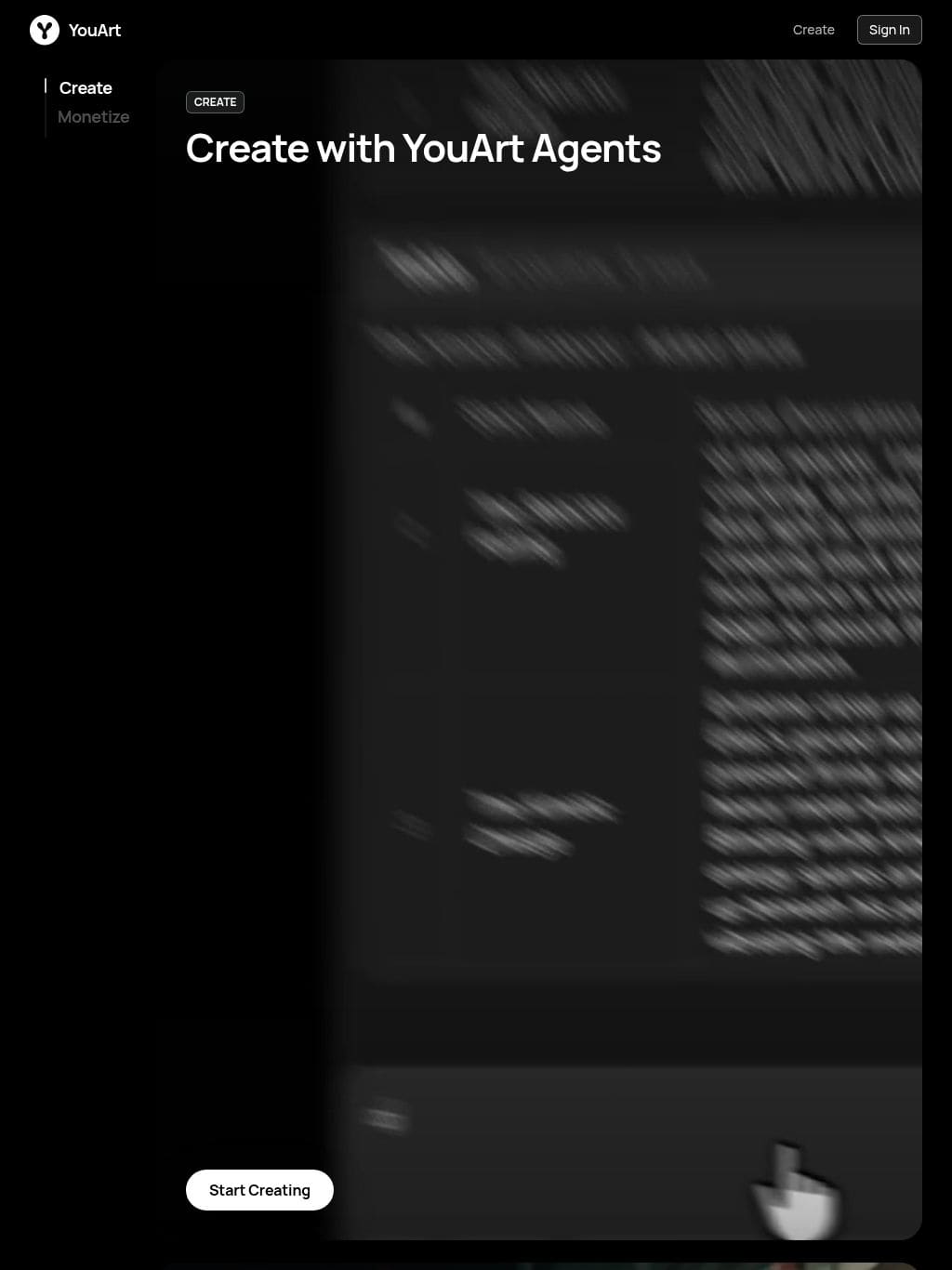 YouArt タブレット表示