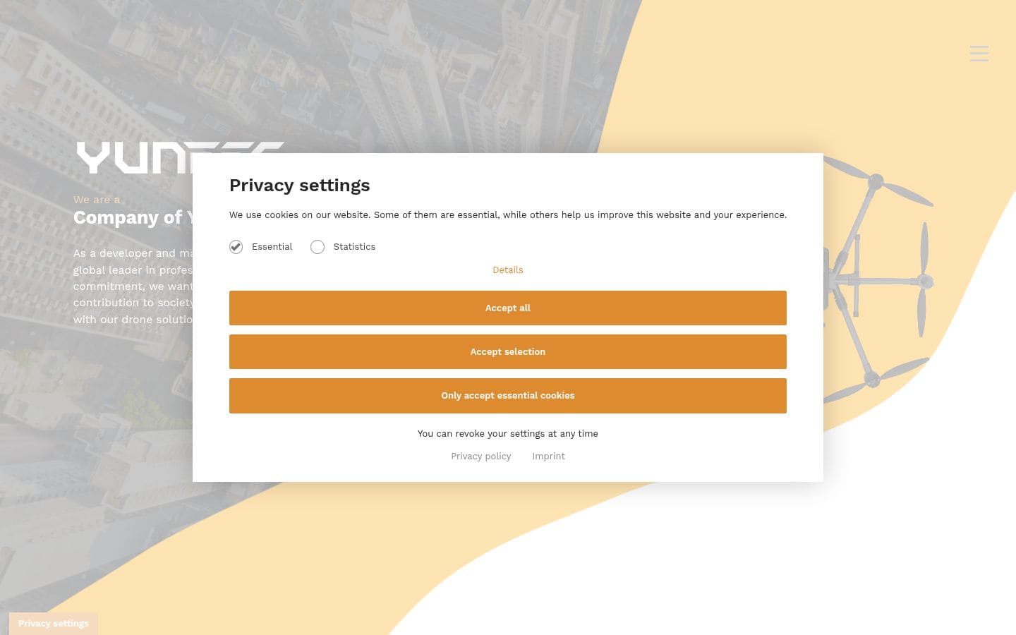 Yuneec PC表示