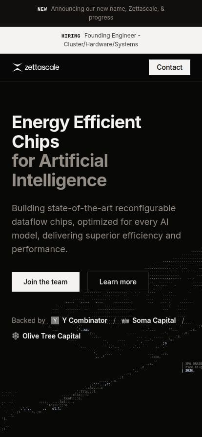 Zettascale スマホ表示