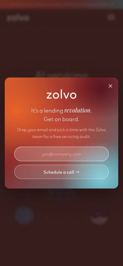 Zolvo スマホ表示